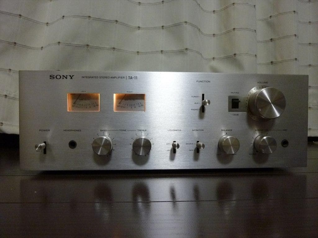 SONY ソニー プリメインアンプ TA-11 修理済 全機能動作 美品