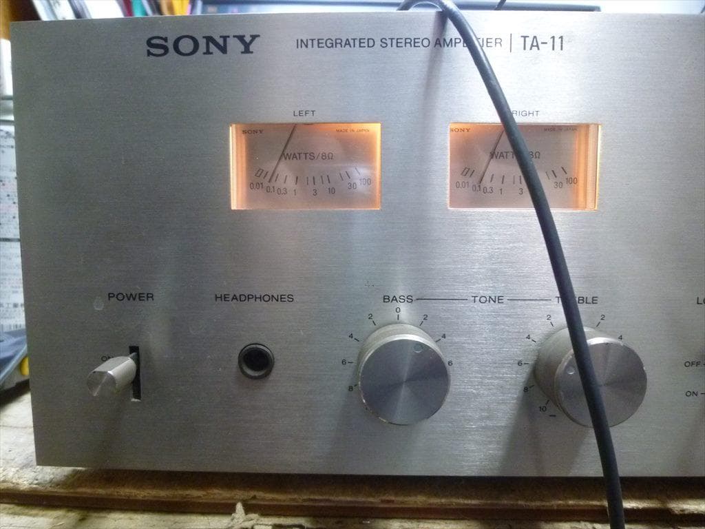 SONY ソニー プリメインアンプ TA-11 修理済 全機能動作 美品