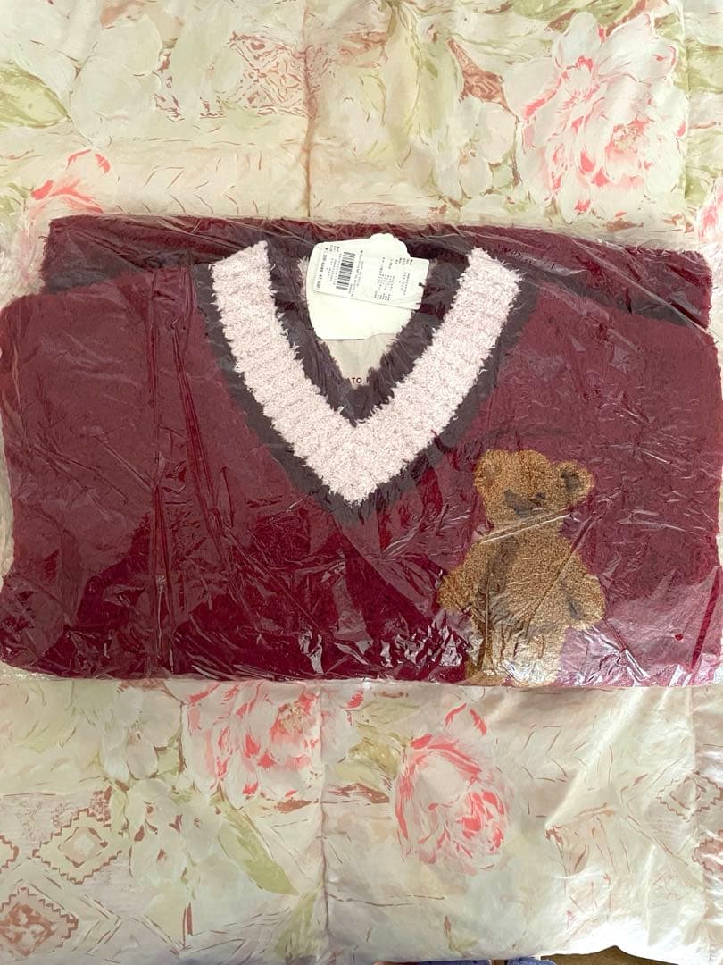 新品タグ付 ジェラートピケ HOLIDAY ジェラートベア さがら ワンピース