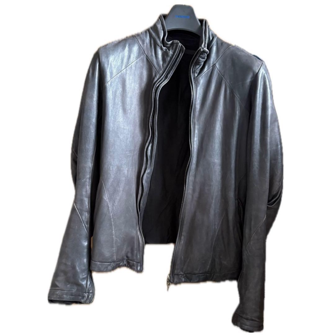 Julius レザージャケット ブラック