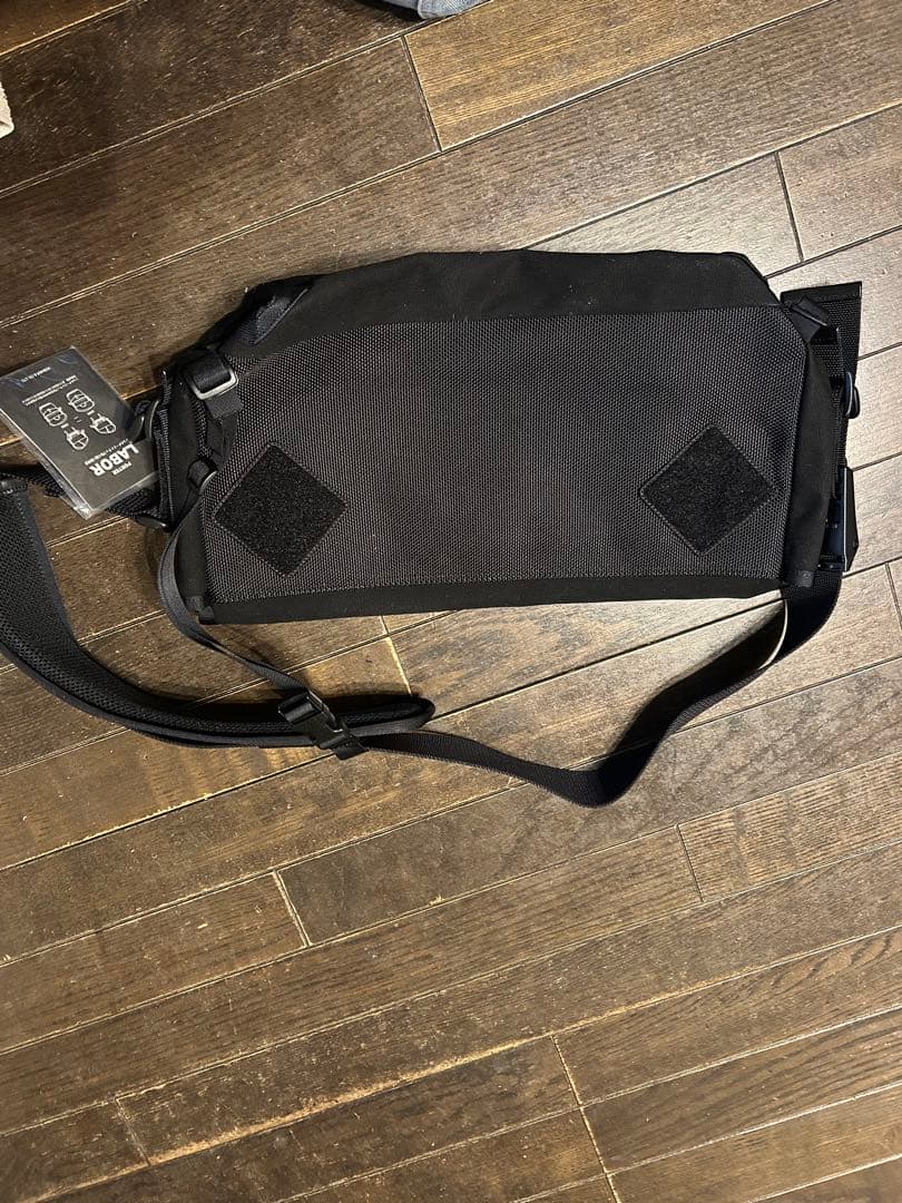 かずまポーター/吉田カバン　レイバー　ブラック ナイロン メッセンジャー