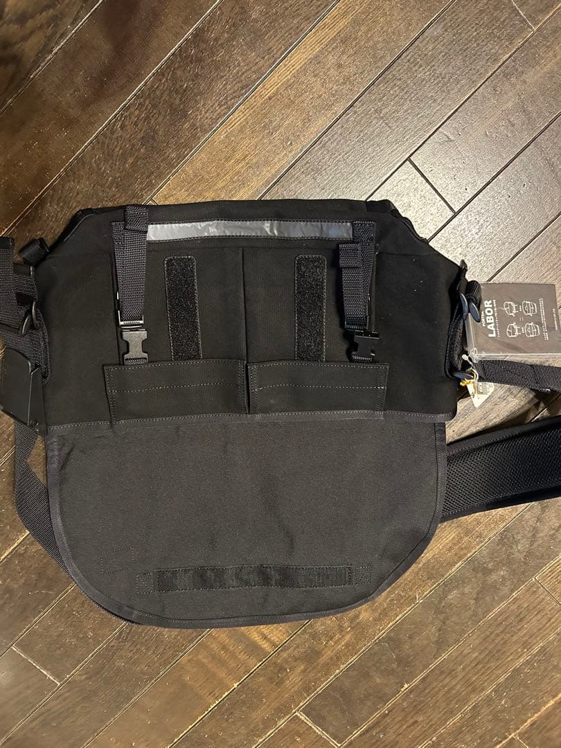 かずまポーター/吉田カバン　レイバー　ブラック ナイロン メッセンジャー