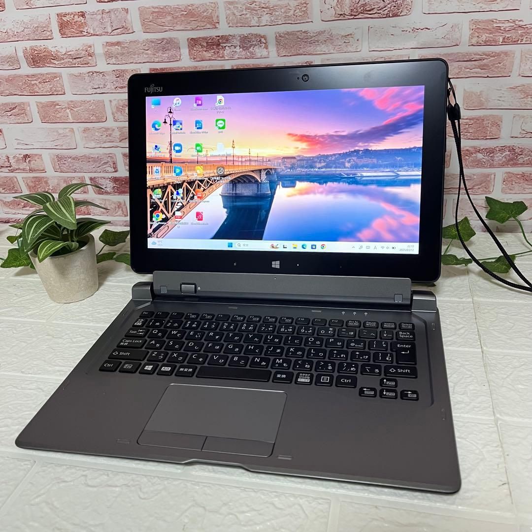 ★タッチパネル美品SSD128GB★Q665/M カメラ ノートPC339