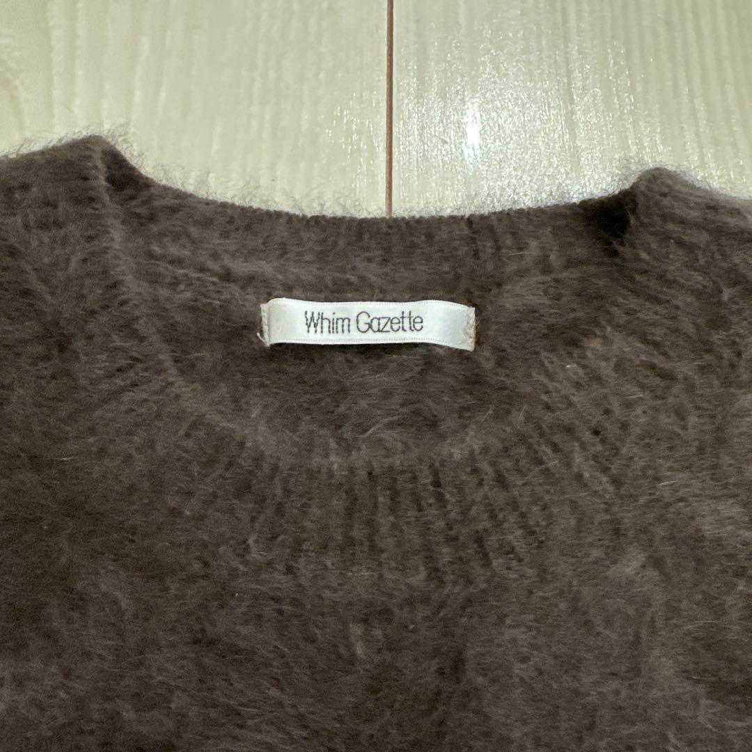 ブ*ー様 Whim Gazette カシミヤ混クルーネックニット