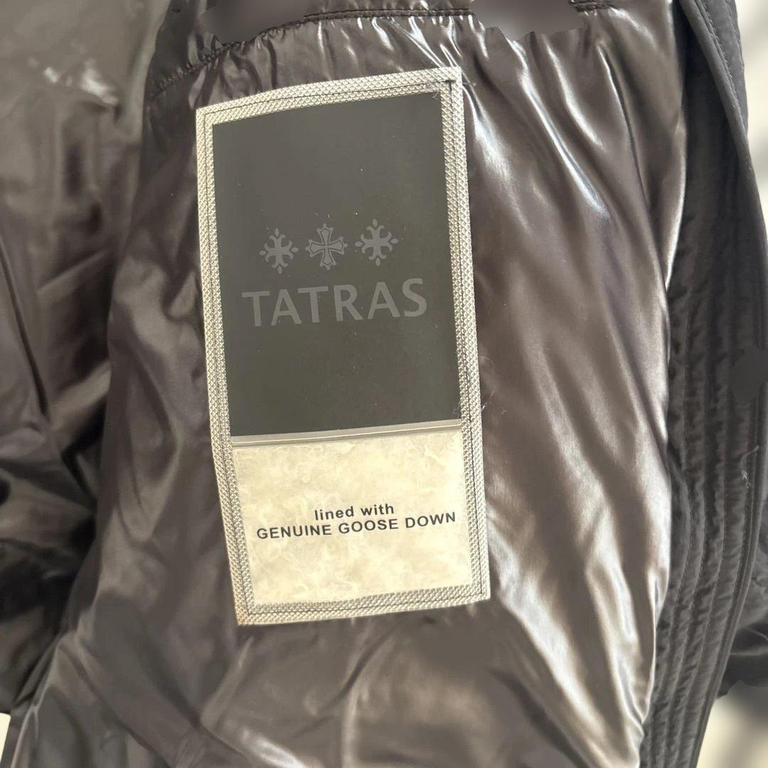 TATRAS フード付きブラックダウンジャケット