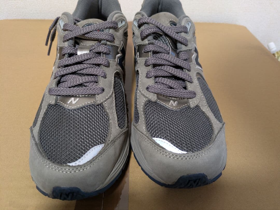 ニューバランス ML2002RA 27cm グレー ネイビー 美中古品