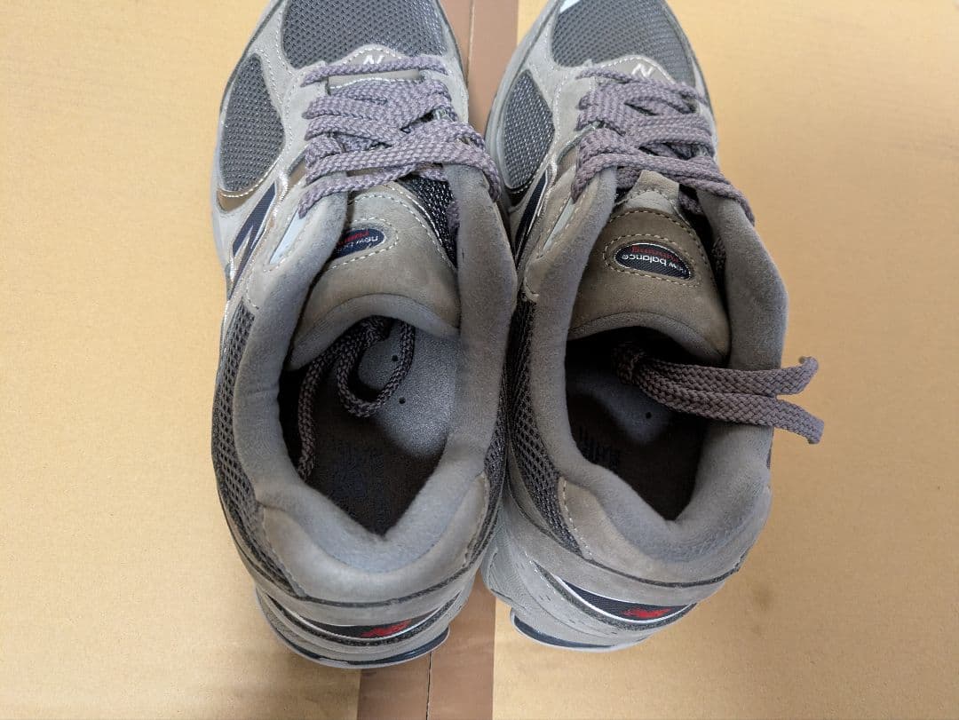 ニューバランス ML2002RA 27cm グレー ネイビー 美中古品