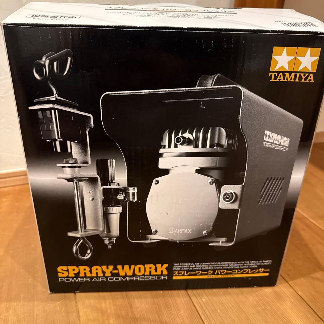 TAMIYA スプレーワークパワーコンプレッサー&HGエアブラシ