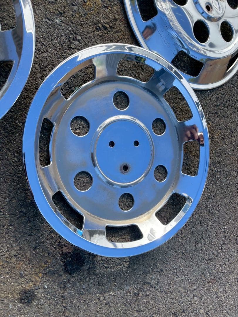 ブラケット付　メッキ　キャンター　ホイールカバー　ホイールキャップ　14インチ