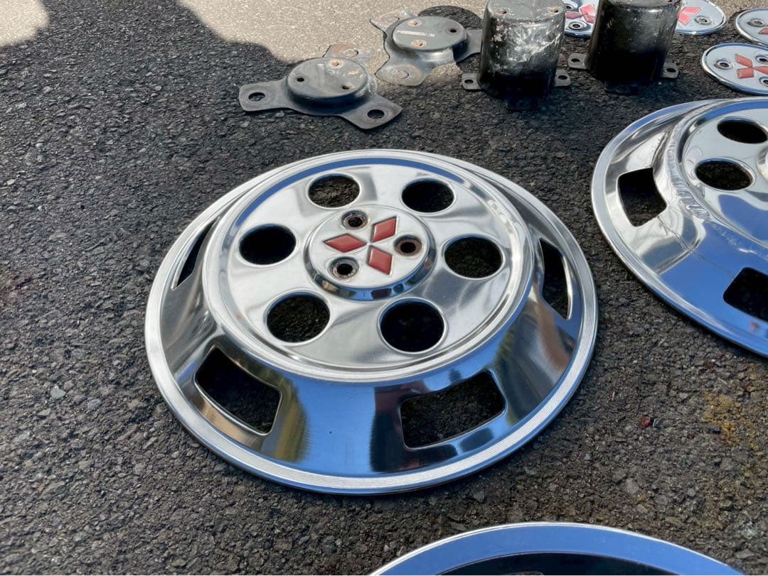 ブラケット付　メッキ　キャンター　ホイールカバー　ホイールキャップ　14インチ