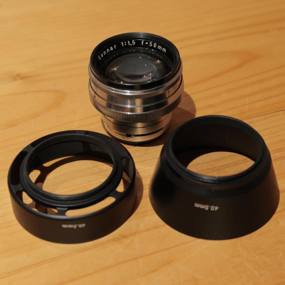 戦後コンタックス/ツァイス オプトン ゾナー 50mm /F1.5