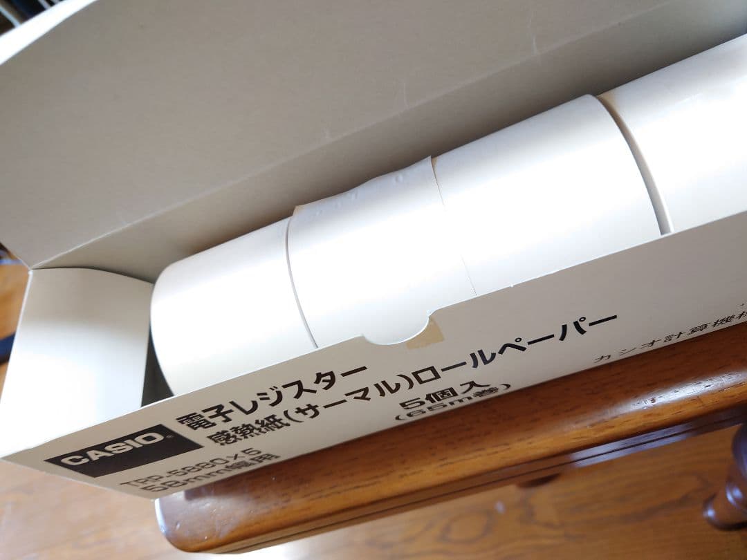 カシオ レジスター+ロールペーパー