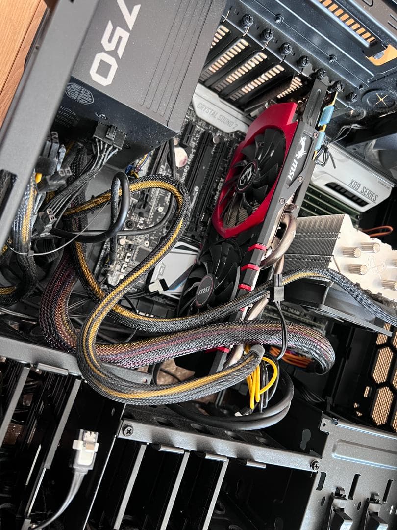 【ジャンク】自作PC　Core i7　GTX970　メモリ64GB　OS無し