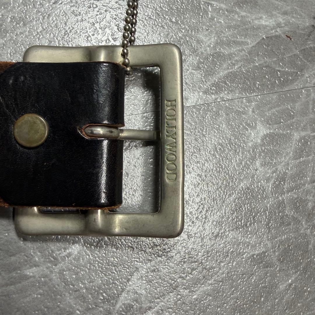 HTC ベルト　スタッズベルト　レザー　アメカジ