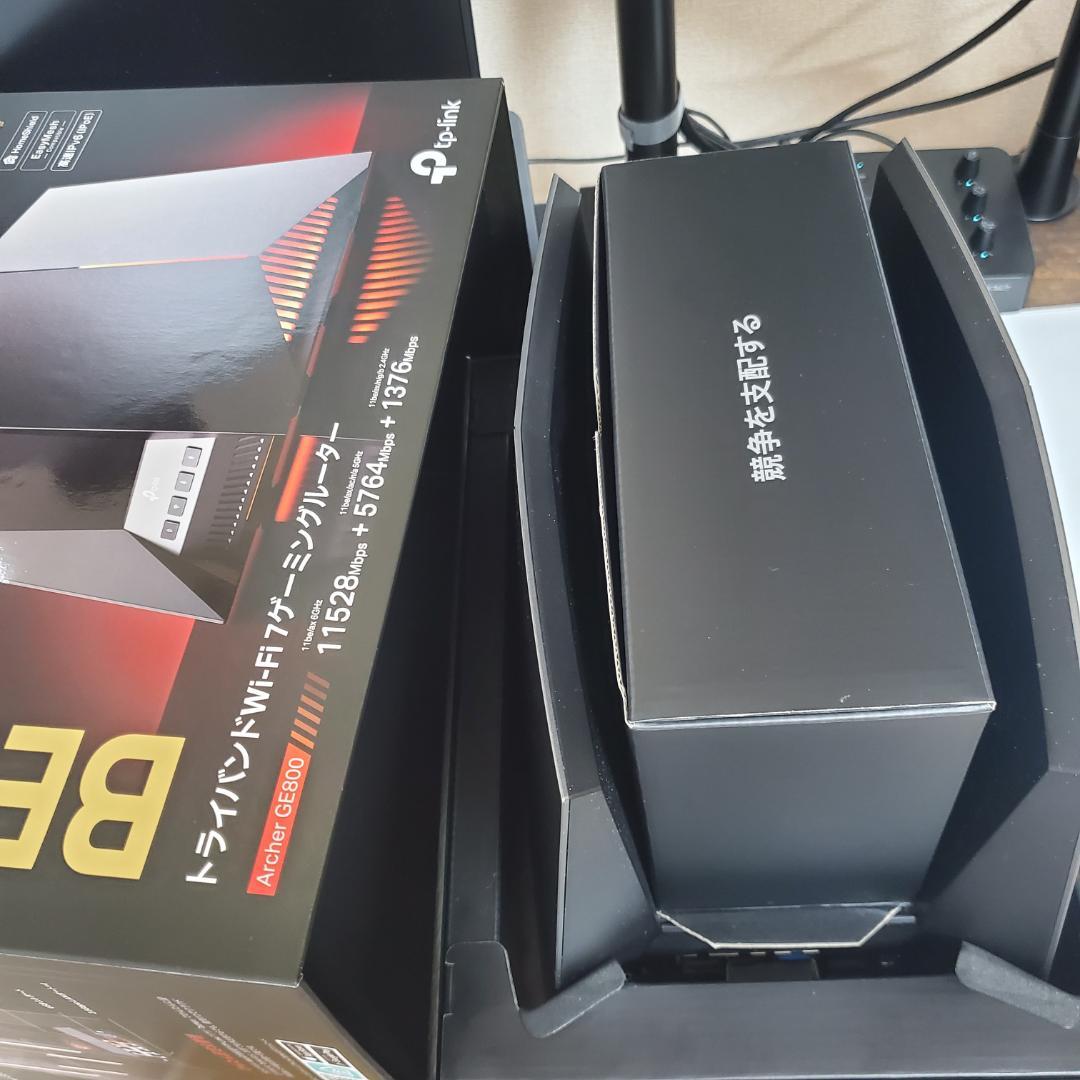 TP-Link Archer GE800 Wi-Fi 7 ルーター BE1900