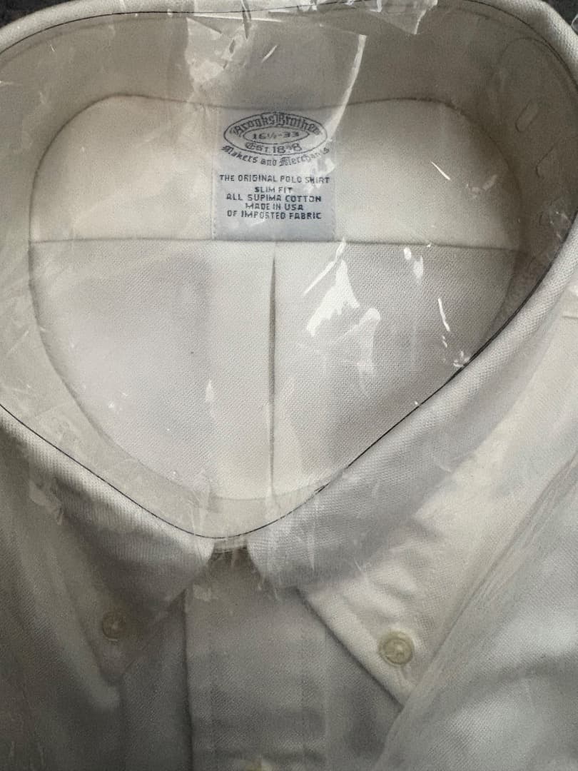 Brooks Brothers ボタンダウン 16 1/2 - 33　Dストック