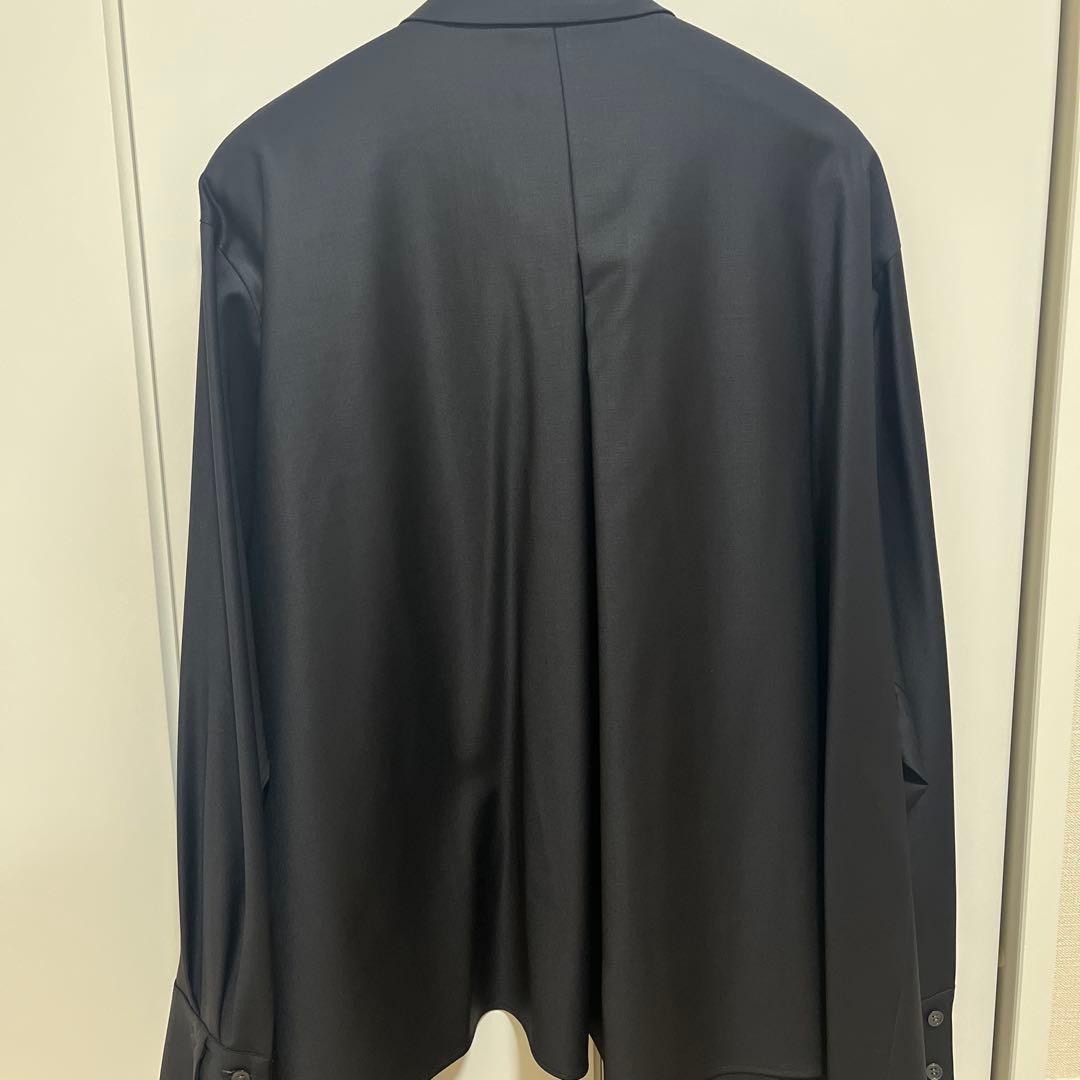 トップス deres double layered shirt jacket 12th