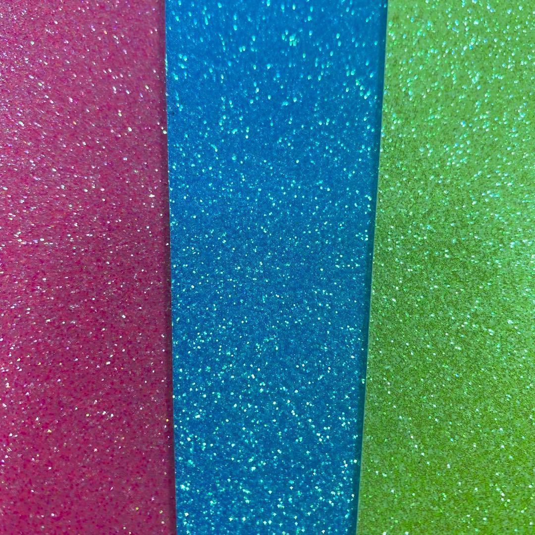 団扇屋さん　団扇素材　グリッターシート裏面厚紙　30×30cm 25