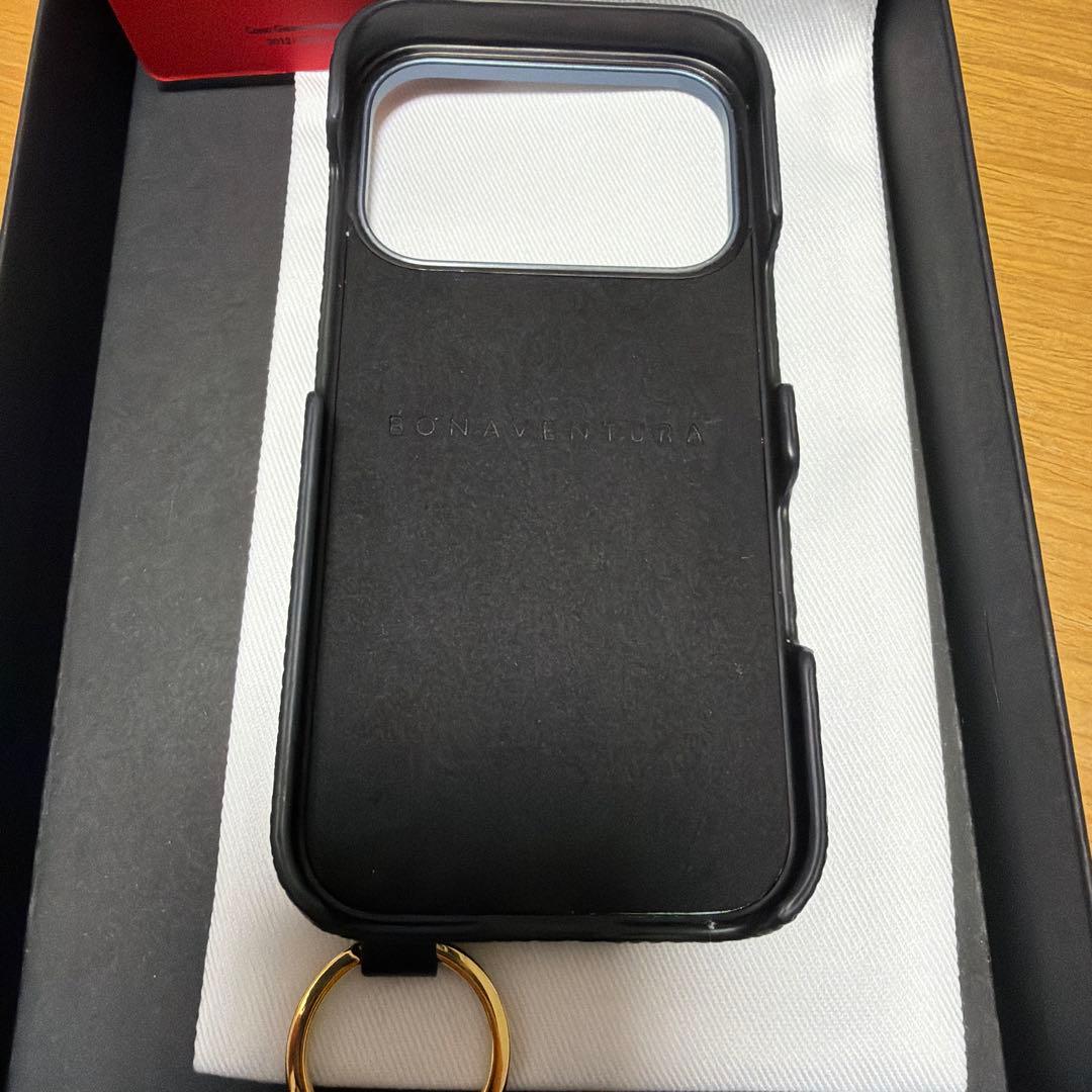 超美品✳︎ボナベンチュラ　iPhone17proケース　ブラック