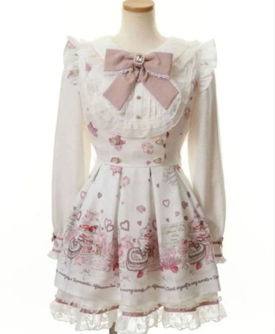 新品LIZLISA ManyHearts Afternoontea柄セットアップ