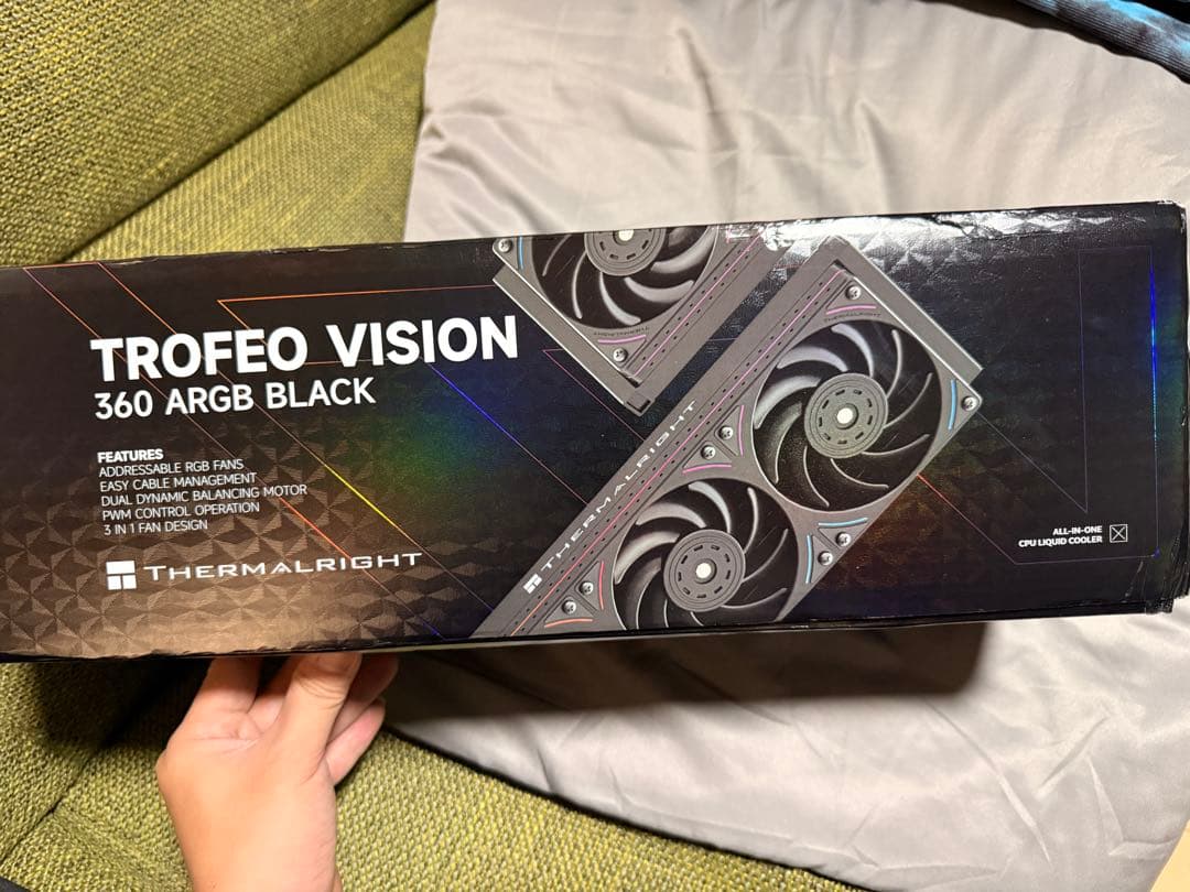 PC用ファン・クーラー THERMALRIGHT TROFEO VISION 360 ARGBBLACK