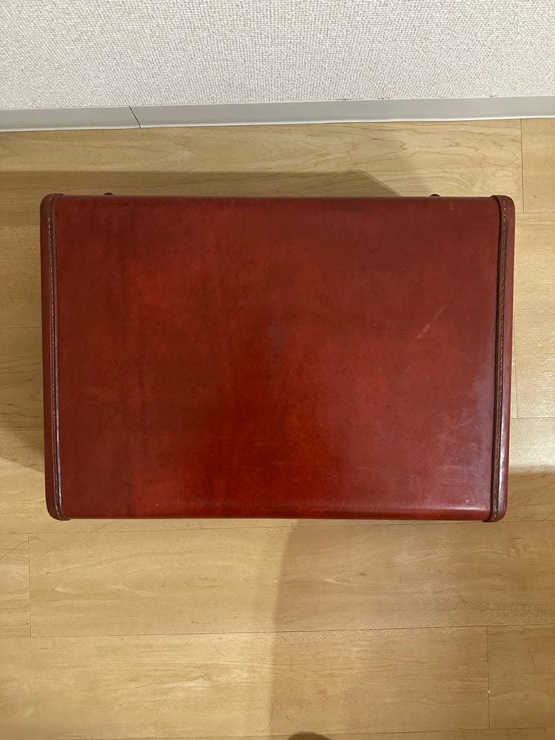 ビンテージ Somsonite スーツケース (赤茶)