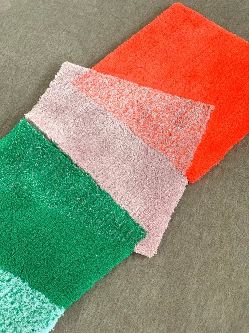 【新品】MIYOSHI RUG MR-017 SQUARE LONG RUG