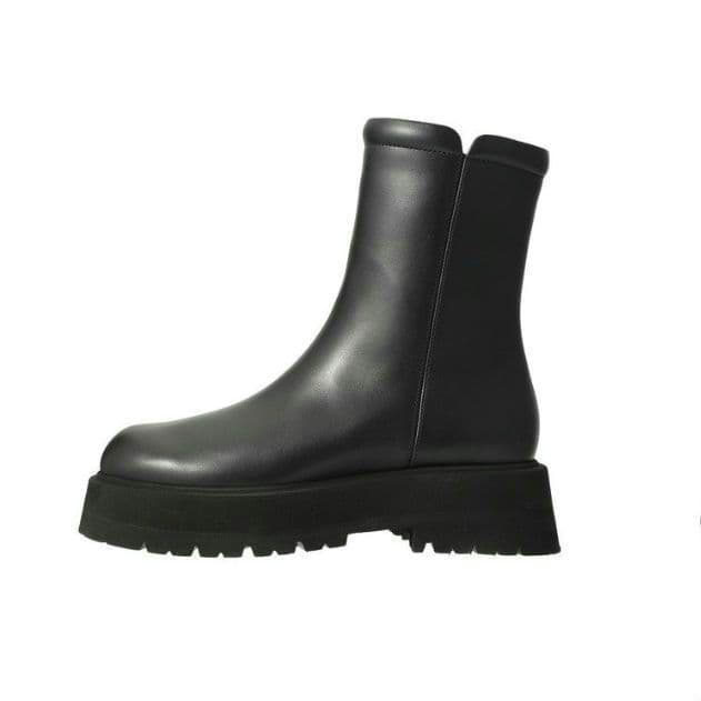 ペリーコ 厚底　ショートブーツ　サイドジップ 37