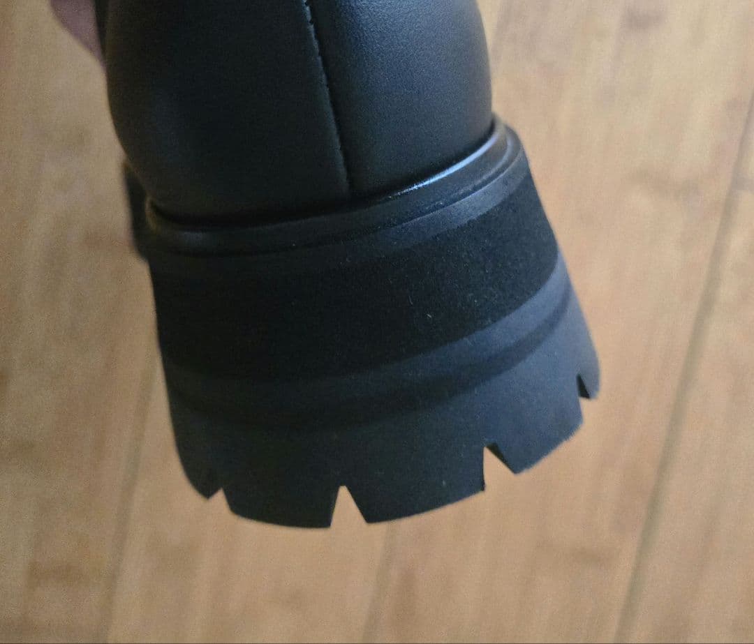 ペリーコ 厚底　ショートブーツ　サイドジップ 37