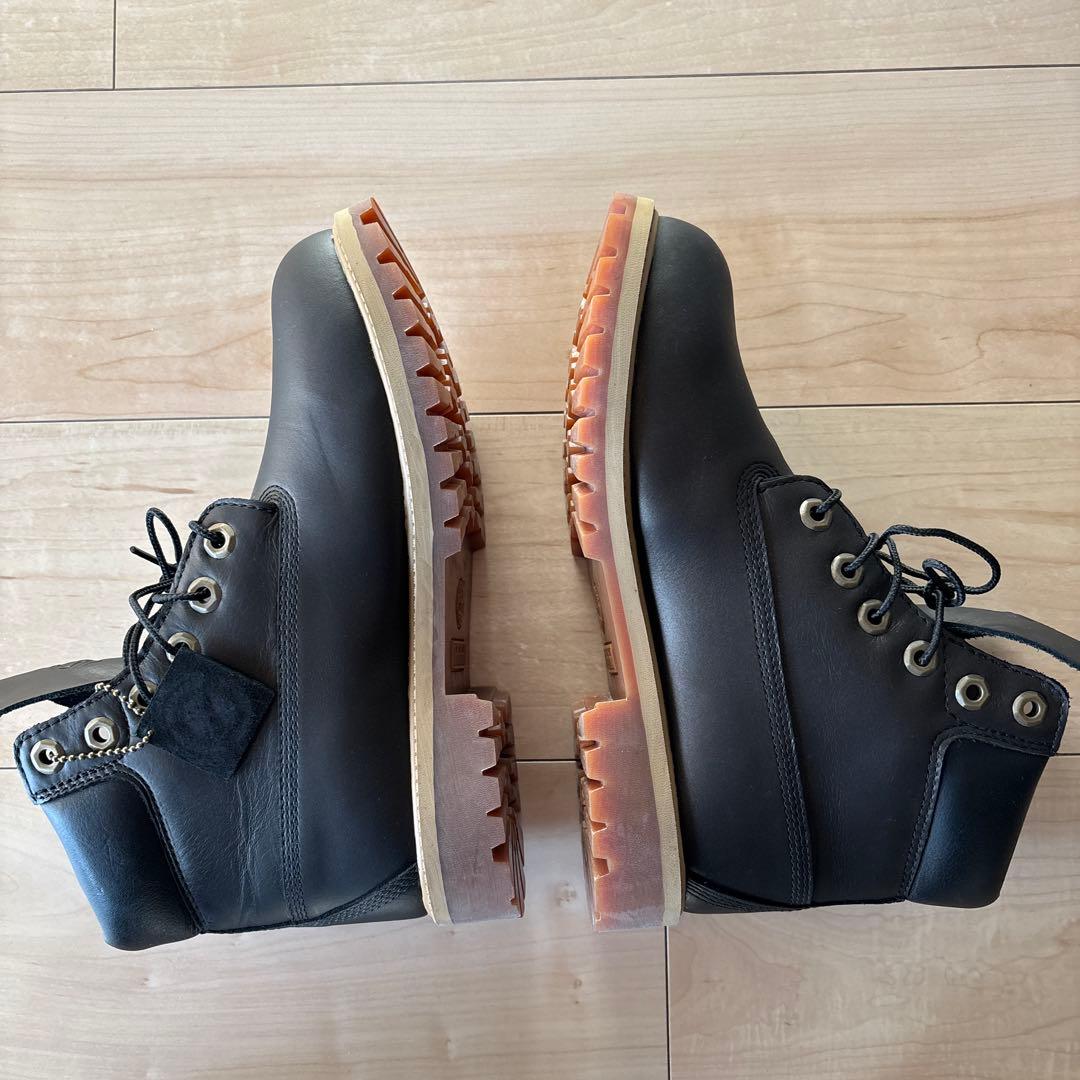 美品❗️Timberland ティンバーランド　ブラック ワークブーツ　23.5
