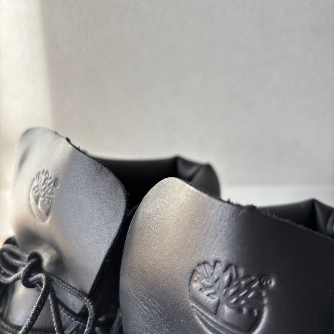 美品❗️Timberland ティンバーランド　ブラック ワークブーツ　23.5