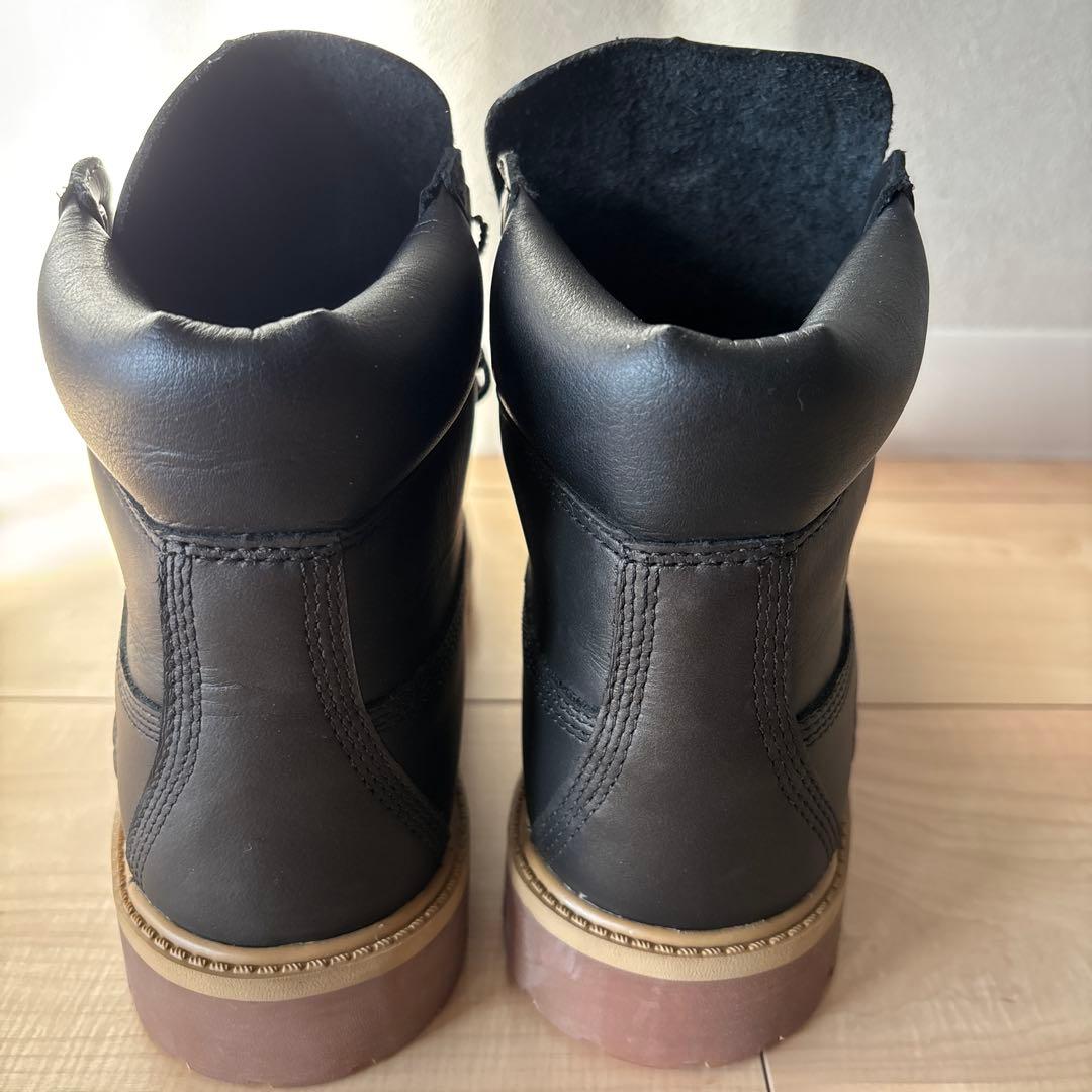 美品❗️Timberland ティンバーランド　ブラック ワークブーツ　23.5