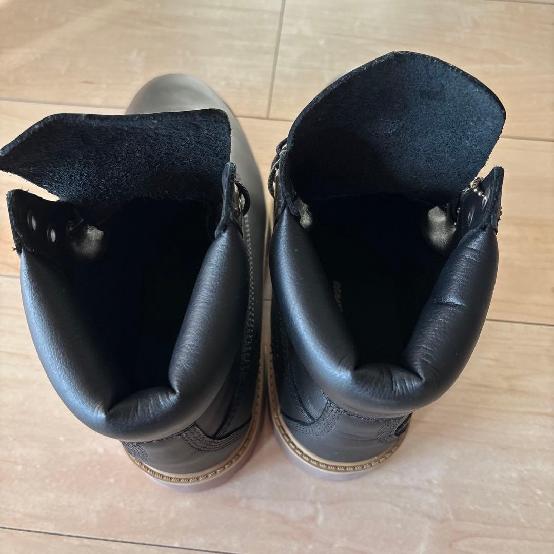 美品❗️Timberland ティンバーランド　ブラック ワークブーツ　23.5