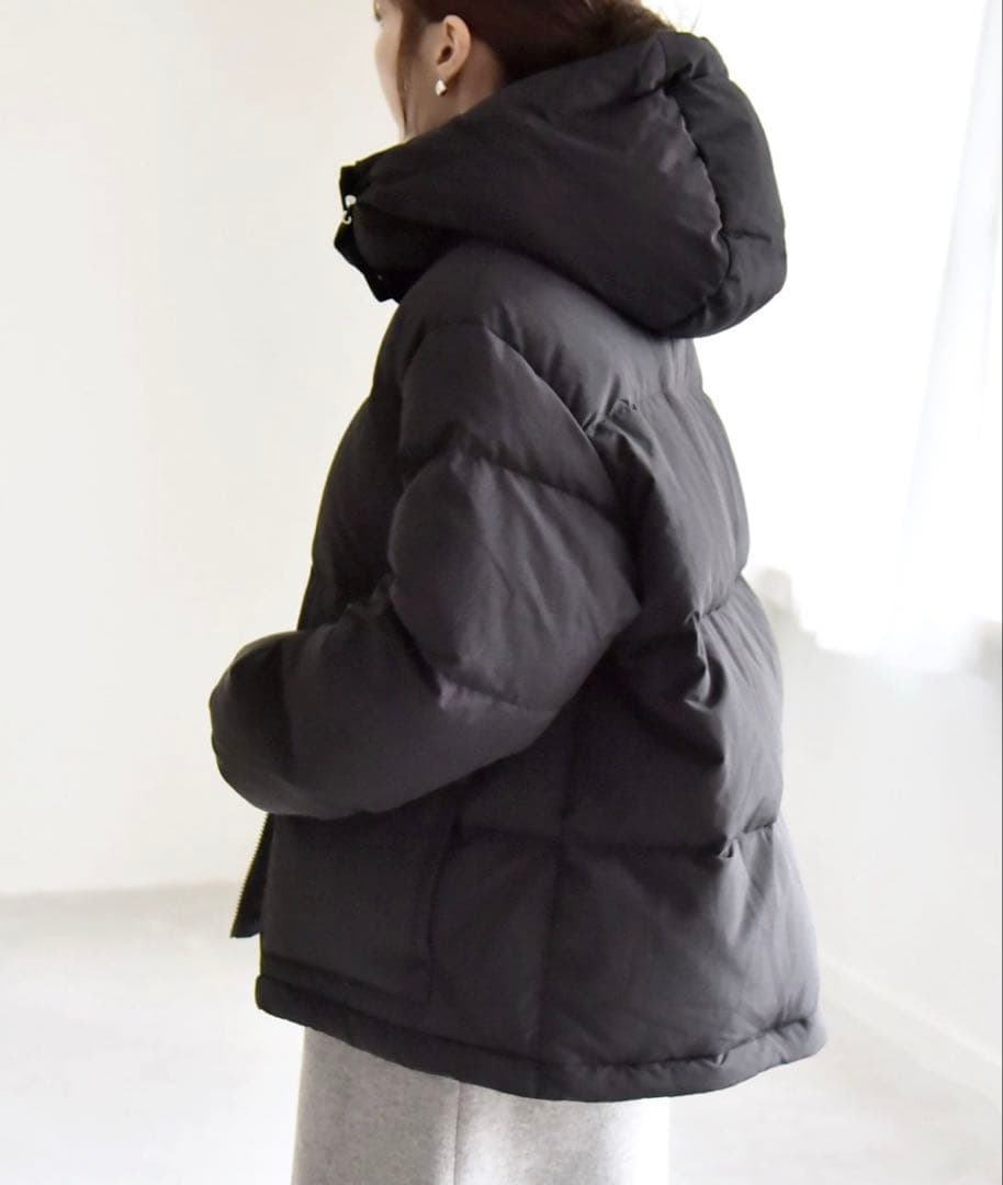 シップスエニィ　フーディー＆ハイネック　2way　ダウンジャケット