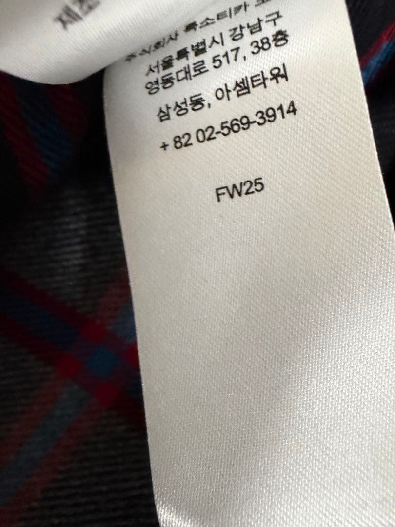 k*5様 25fw supreme Plaid Flannel Shirt L