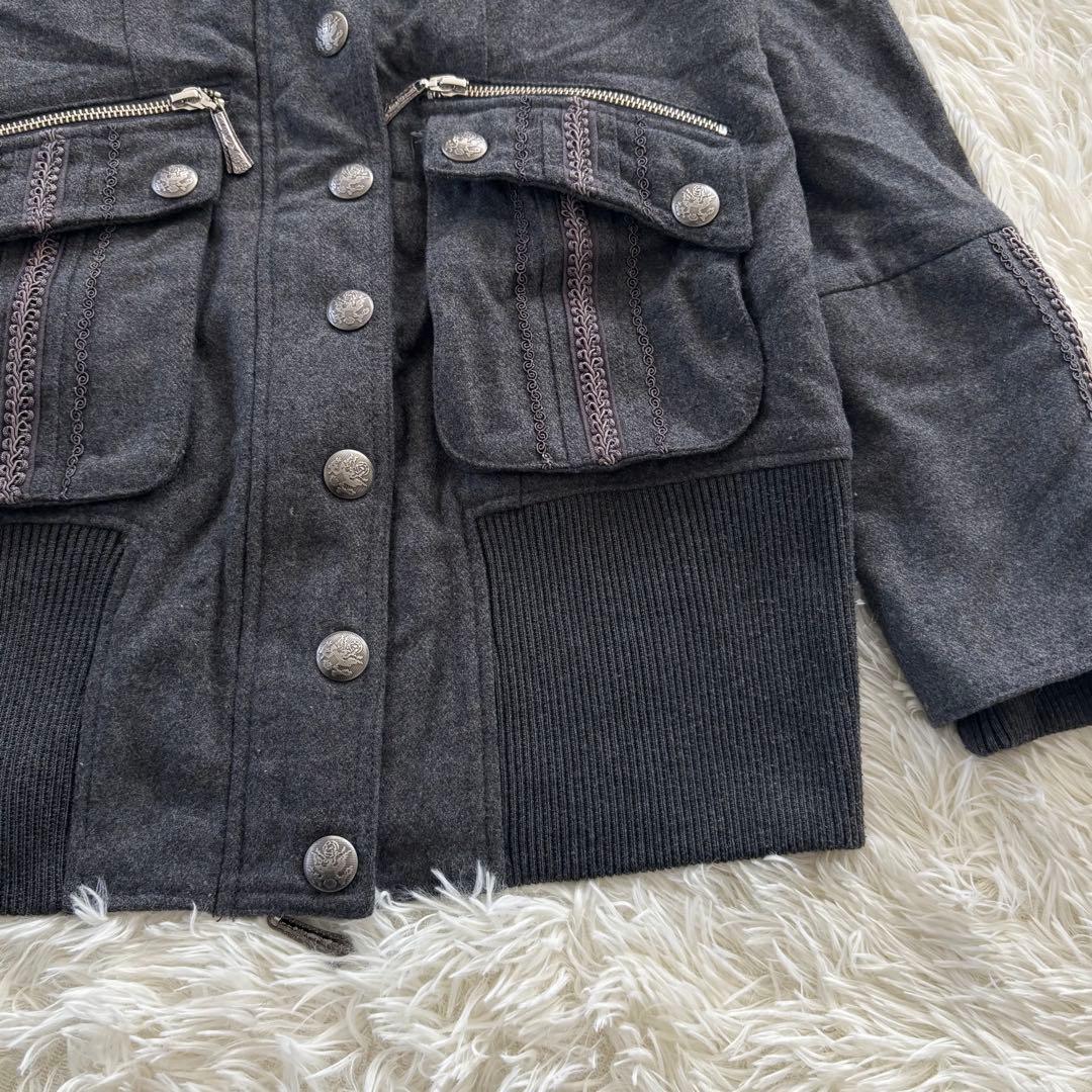ローゼンカヴァリエ ミリタリーコート 刺繍 メタルボタン y2k
