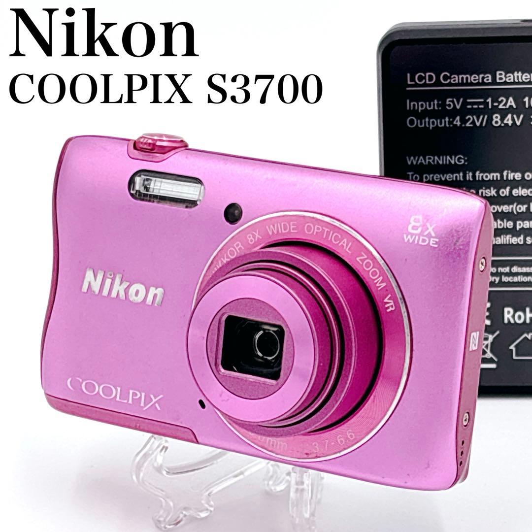 Nikon ニコン COOLPIX S3700 サクラピンク デジカメ WiFi