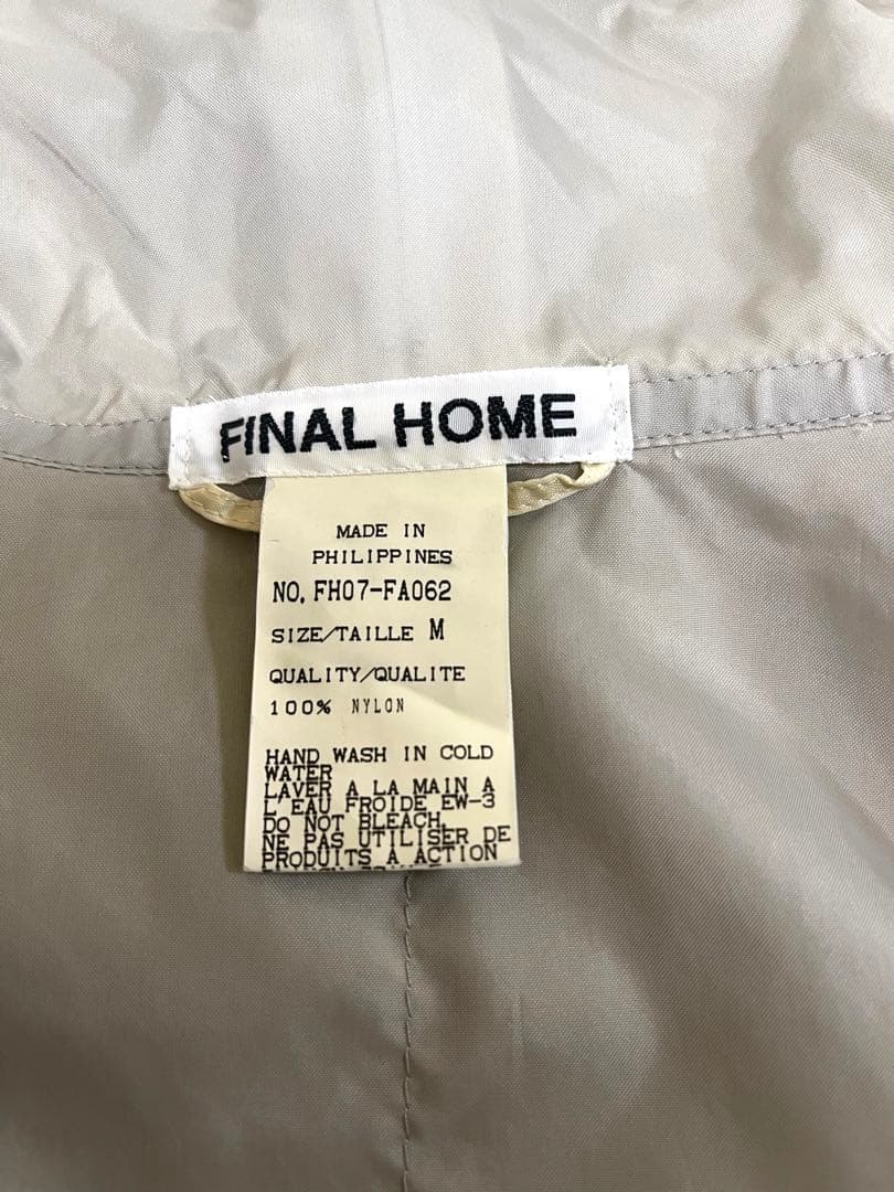 【Final 】 希少　ファイナル　多重ジップ　ナイロン　ジャケット