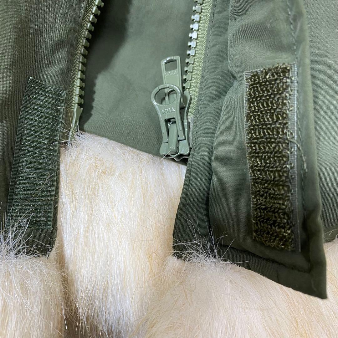 ⚫︎90s OZONE COMMUNITY ファー付き ダウンコート モッズコート