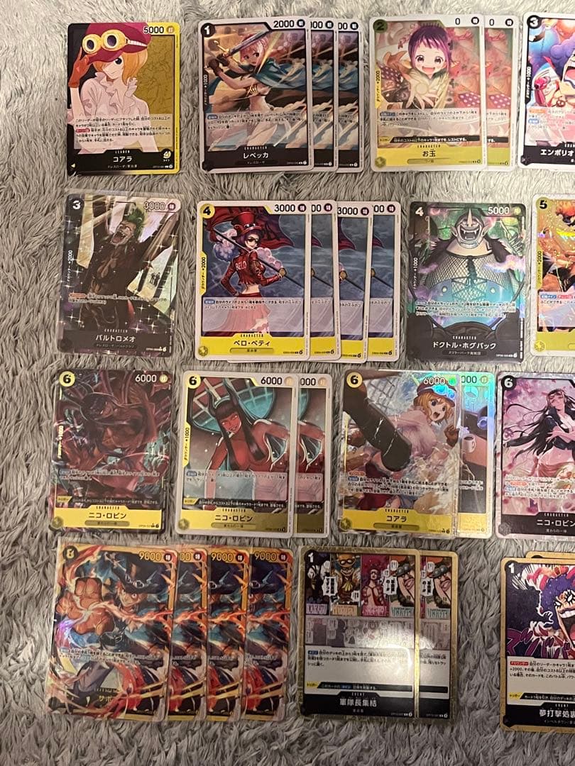 ONE PIECEカードゲーム 黒黄 コアラ 構築済みデッキです。