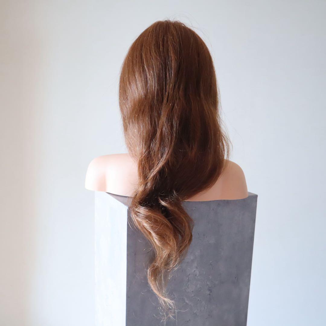 【送料無料】N.B.A.A アップウィッグ+ ウィッグショルダー　人毛100%