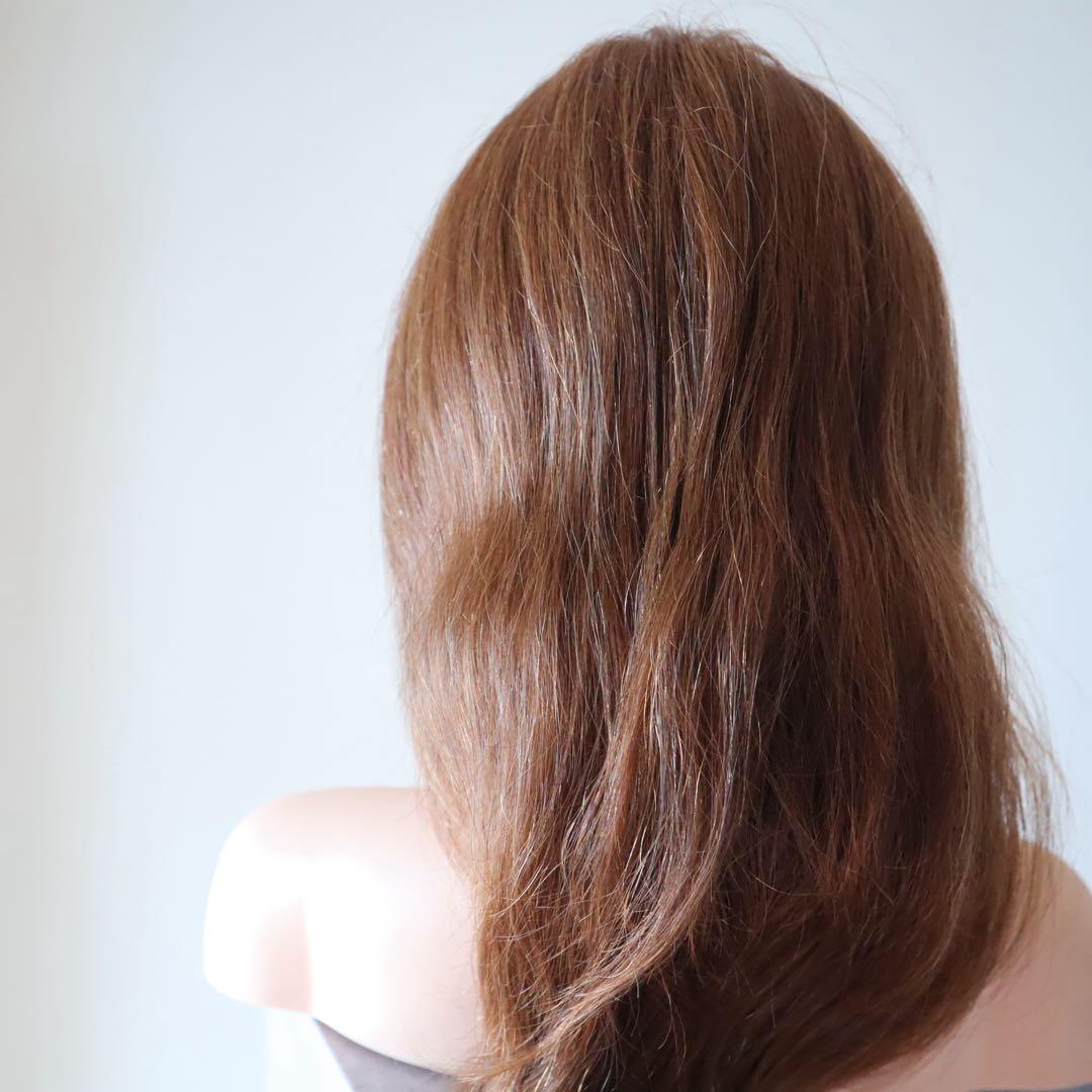 【送料無料】N.B.A.A アップウィッグ+ ウィッグショルダー　人毛100%