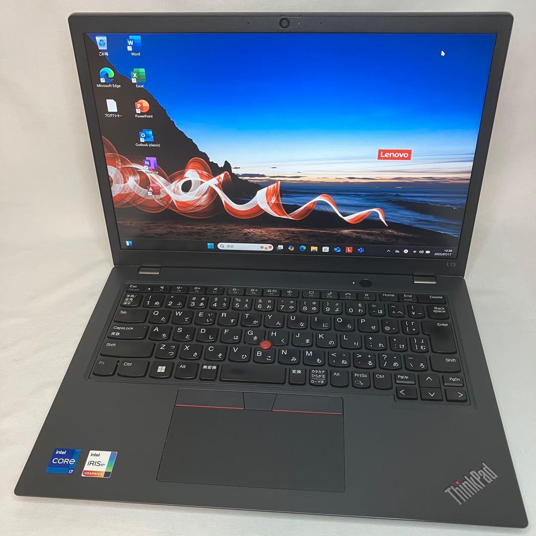 美品 ThinkPad L13 Gen4 i7 16GB 512GB 保証期間中