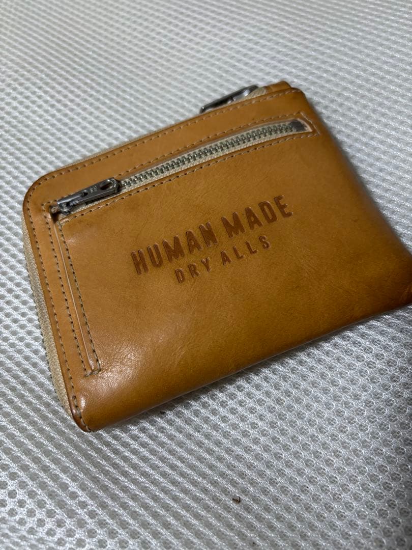 human madeウォレット財布コンパクトヌメ革エイジング