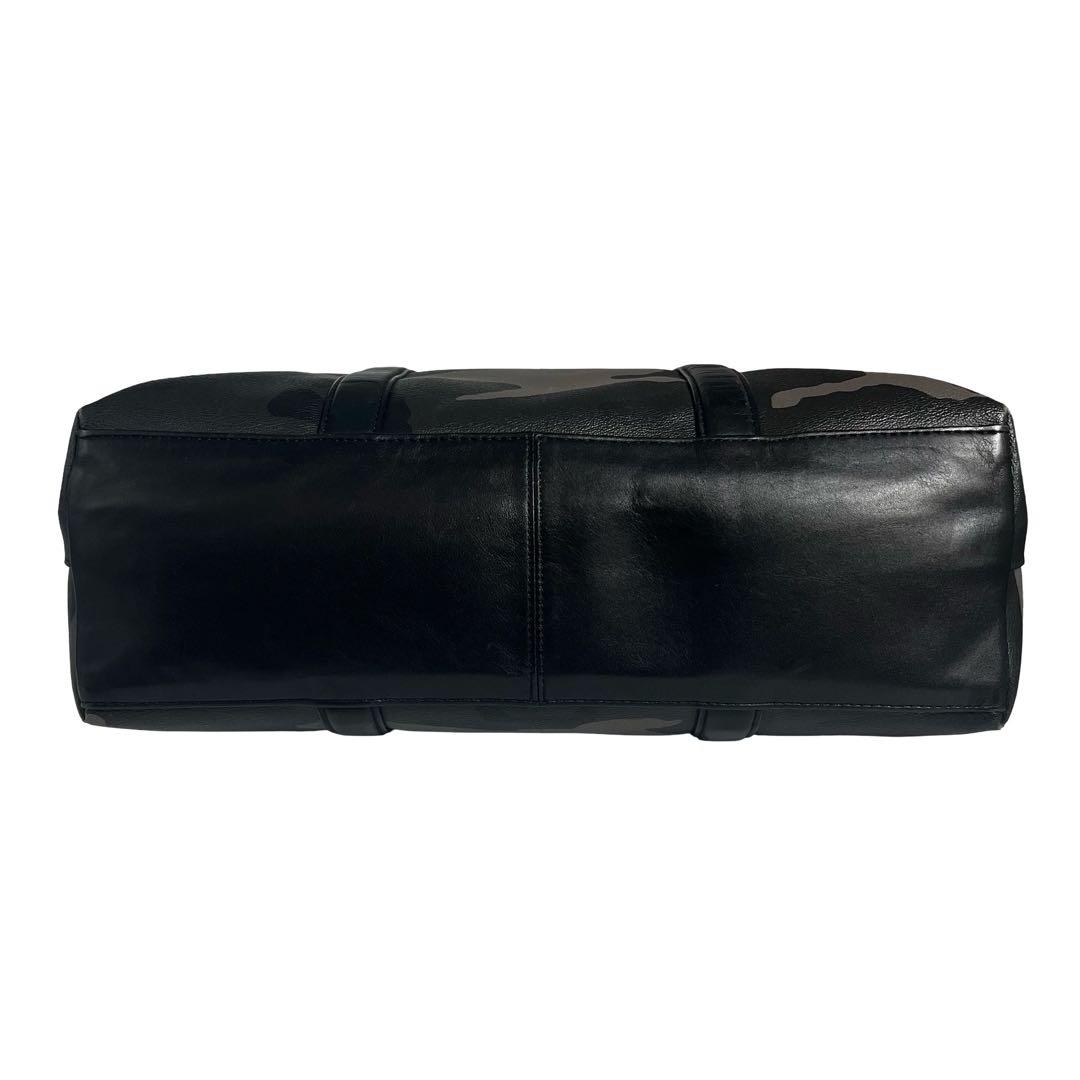 コーチ トートバッグ メトロポリタン 迷彩柄 大容量 A4 通勤 PVC レザー