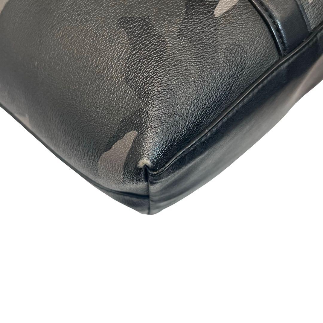 コーチ トートバッグ メトロポリタン 迷彩柄 大容量 A4 通勤 PVC レザー