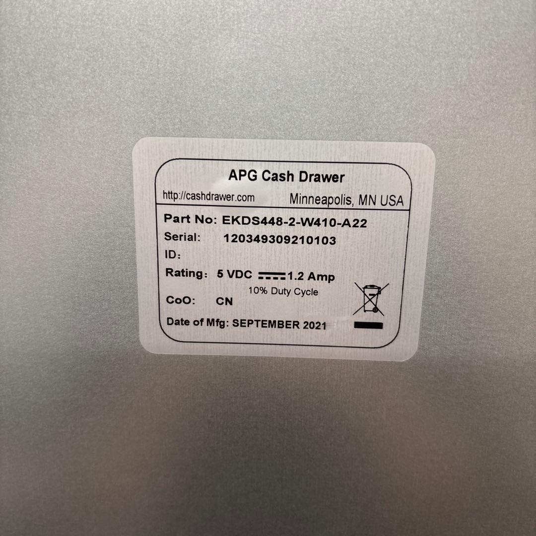 APG Cash Drawer キャッシュ　ドロワー　レジ