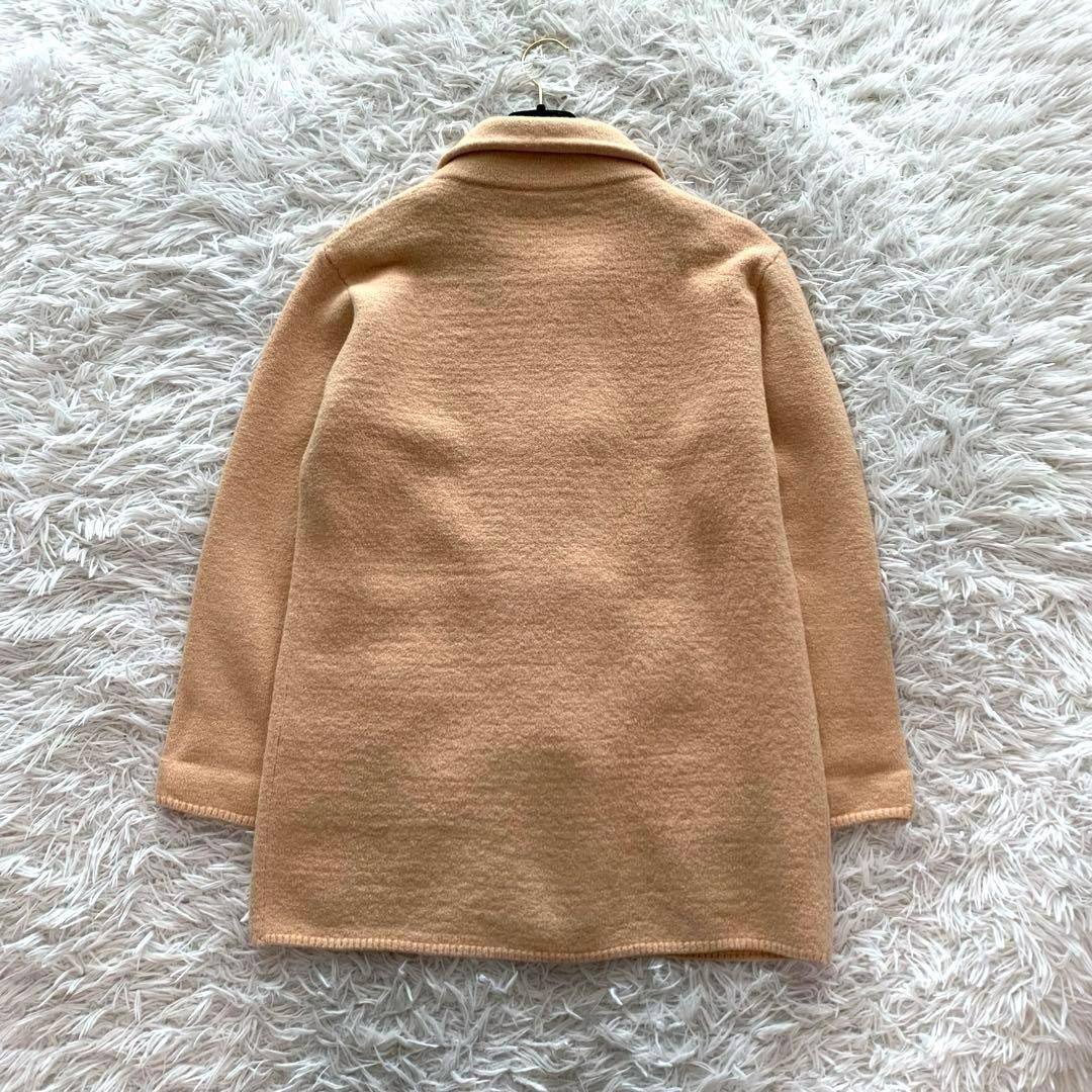 極美品♡ 45rpm フロートアルパカ縮絨ハーフコートベージュ 2