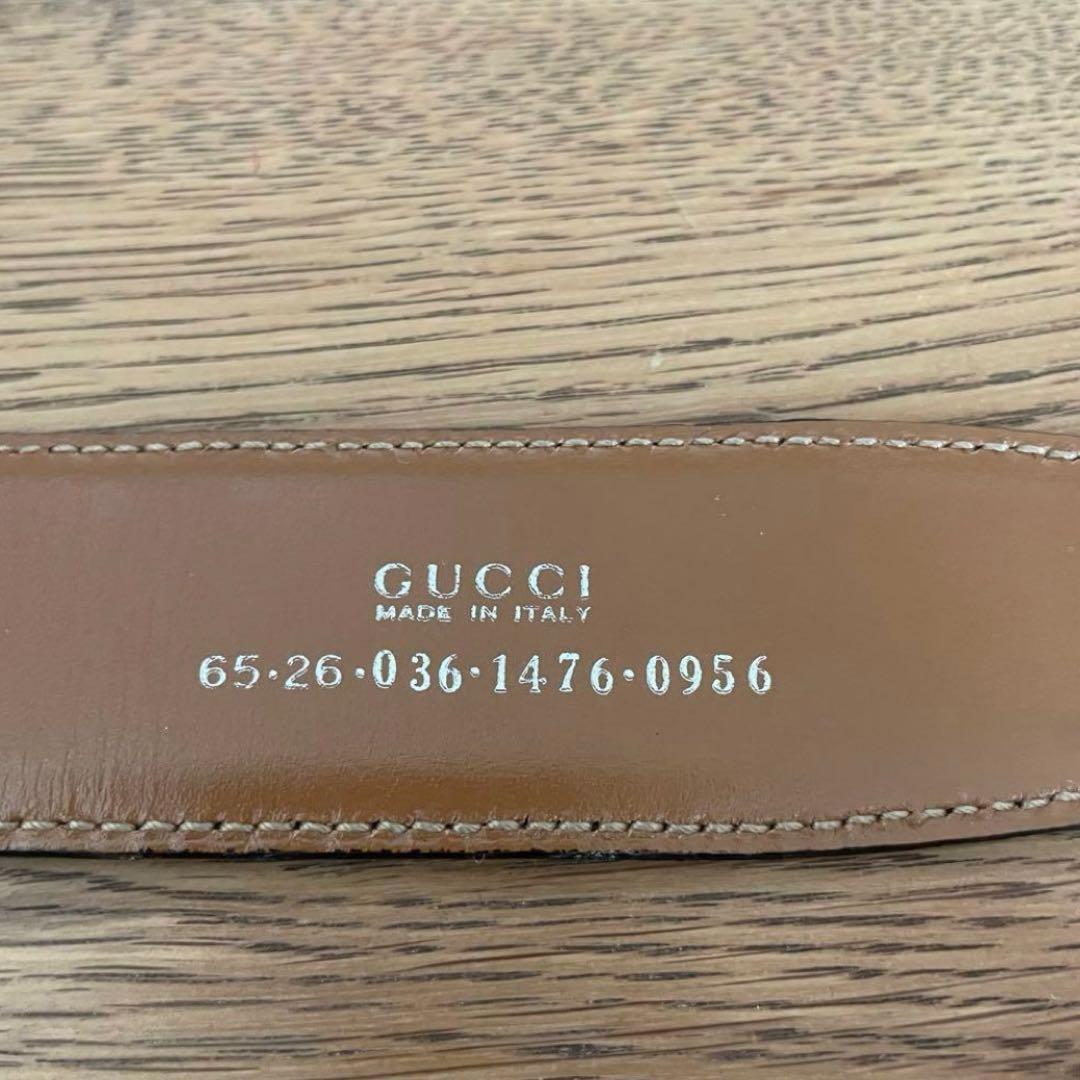 GUCCI グッチ　レザー ベルト 美品！