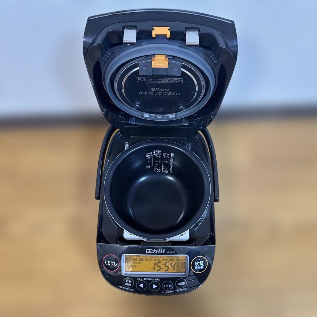『美品 』象印 圧力IH 炊飯ジャー 炊飯器 5.5合 NP-BJ10